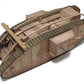 Tamiya 30057 1:35 WWI British Mk.IV Malew/Single Motor & Figures Tank Kit