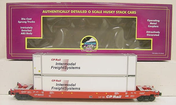 MTH 20-95014 O Gauge CP Rail Husky Stack Car #524134 LN/Box