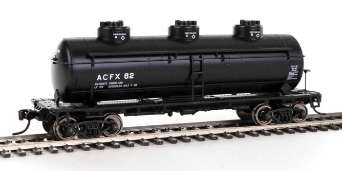 Walthers 910-1127 HO ACFX Ready to Run 36' 3-Dome Tank Car #62