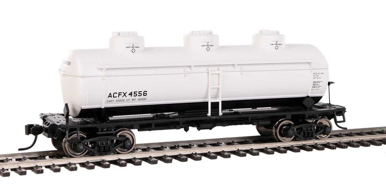 Walthers 910-1128 HO ACFX Ready to Run 36' 3-Dome Tank Car #4556