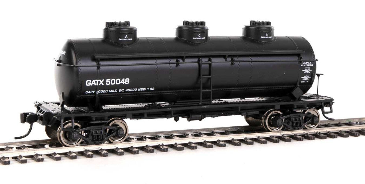 Walthers 910-1131 HO GATX Ready to Run 36' 3-Dome Tank Car #50048