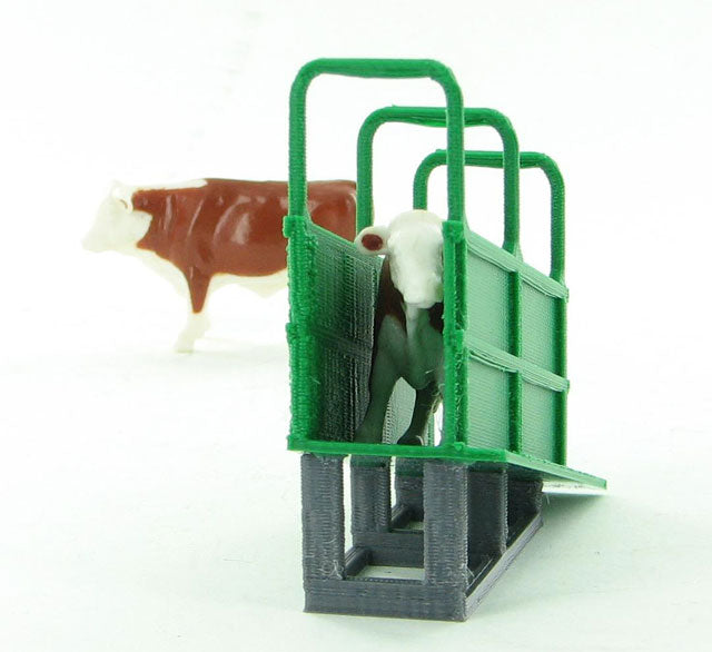 3D to Scale 64-310-GR 1:64 Livestock Loading Chute