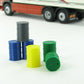 3D to 50-240-AS 1:50 Scale 55 Gallon Barrels Assorted Colors Plastic (Pack of 6)
