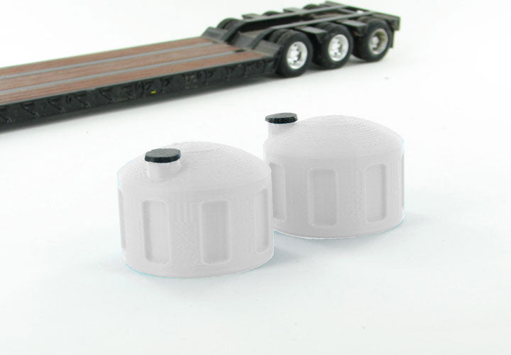 3D to Scale 50-325-WT  O White Bulk Fluid Tanks (Pack of 2)