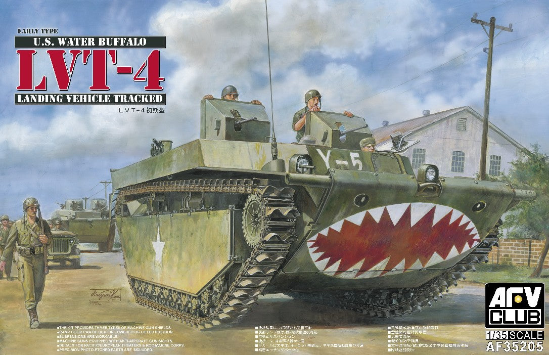 AFV Club AF35205 1:35 US LVT4 Water Buffalo Early Amphibious Vehicle Kit