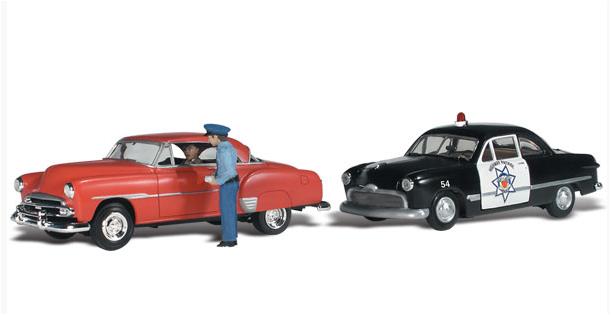 Woodland Scenics AS5333 N Scale AutoScenes Willie''s Warning (Pack of 2)