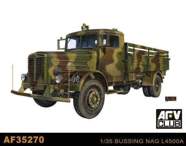 AFV Club AF35270 1:35 German Bussing Nag 4x4 L4500ATruck Military Vehicle Kit