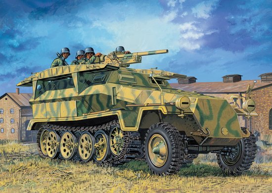 Dragon 6224 1:35 Sd.Kfz.251/7 Ausf.C Pionierpanzerwagen 3 in 1 Armored Car Kit