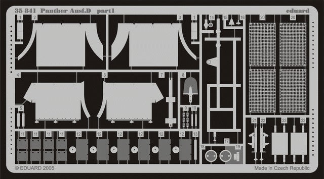 Eduard 35841 1:35 Panther Ausf.D for ICM Tank