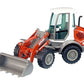 NZG 677 1:50 Scale Orange / White Atlas AR80 Wheel Loader Weyhausen