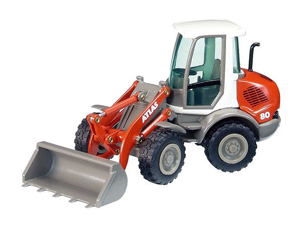 NZG 677 1:50 Scale Orange / White Atlas AR80 Wheel Loader Weyhausen