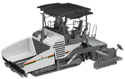 NZG 671-07 1:50 Jean Lefebvre - Vogele Super 1900-2 Road Paver