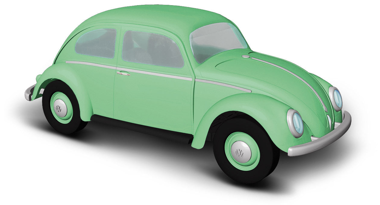 Busch 52900 HO Green VW Beetle with Pretzel Window