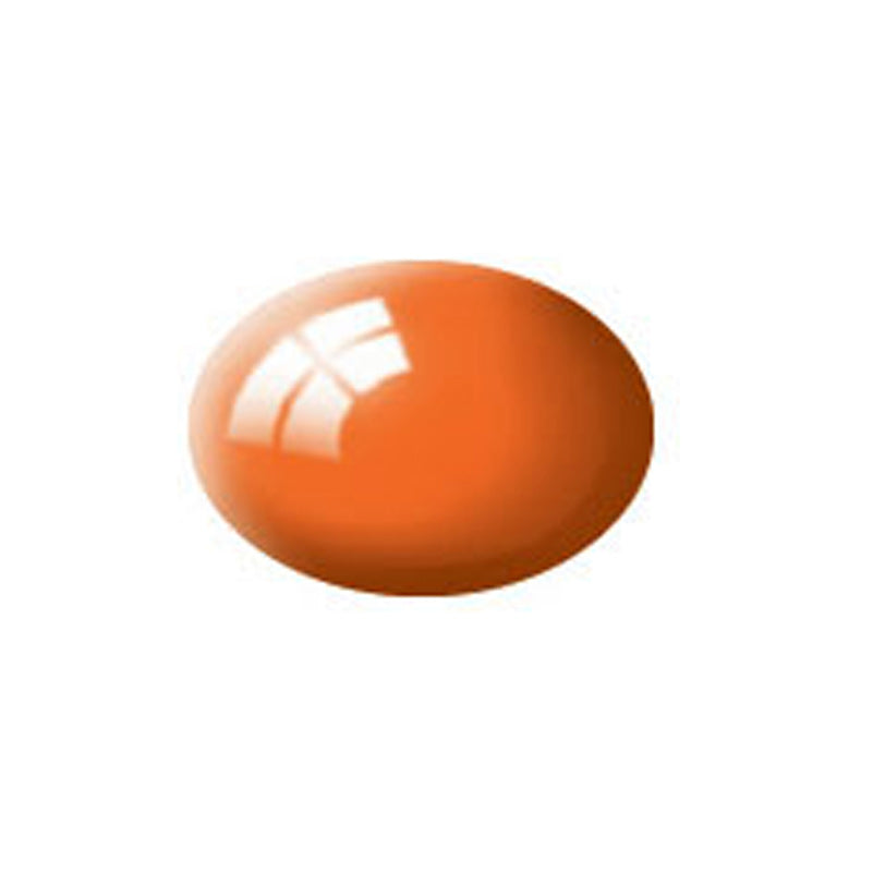 Revell 36130 Orange Gloss Aqua Color Acrylic Paint - 18 ml. Can