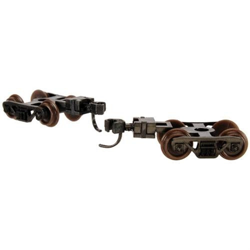 Atlas 22081 N 70-Ton Roller-Bearing Trucks w/Couplers (Pack of 2)
