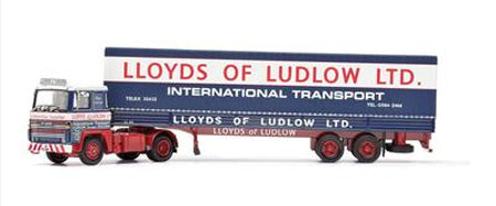Corgi CC15306 1:50 Lloyds of Ludlow Ltd. - Scania 111, Tandem Axle Tilt Trailer
