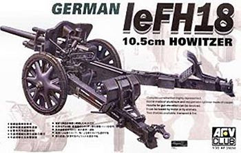 AFV Club AF35050 1:35 German FH18 10.5cm Howitzer Gun Military Artillery Kit