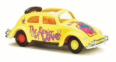 Busch 42733 HO 1:87 Volkswagen Beetle Hippy-Beetle