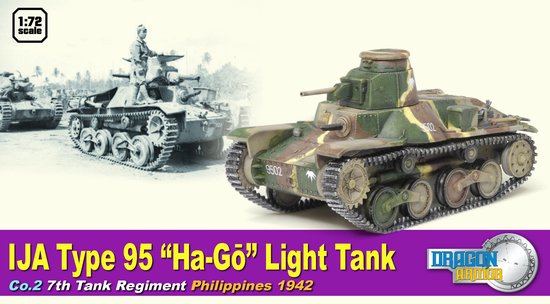Dragon 60428 1:72 1942 IJA Type 95 Light Tank, Philippines 1942