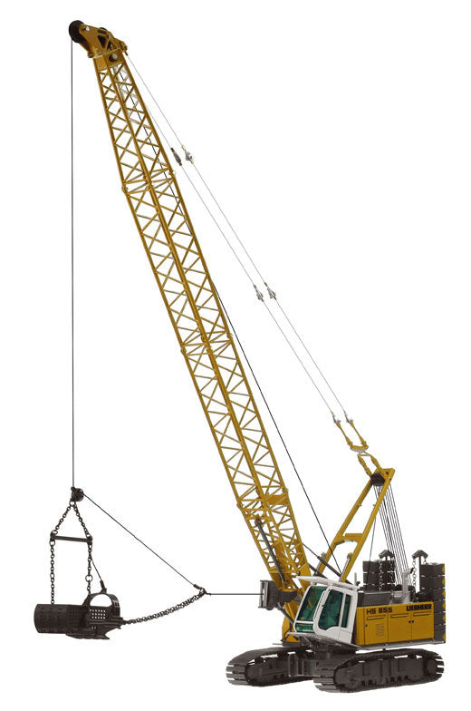 NZG 728 1:50 Liebherr HS855HD Duty-Cycle Crawler Crane with Drag Bucket LN/Box
