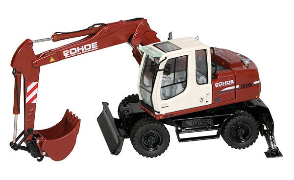 NZG 675-07 1:50 Rohde - Liebherr A314 Litronic Wheeled Excavator