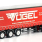 WSI 07-1004 1:50 Die Cast Vögel DAF XF 95 Super Space Cab w/Curtainside Trailer