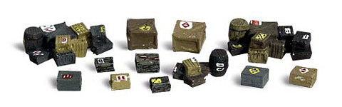 Woodland Scenics A1855 HO Scenic Accents Assorted Crates (Set of 18)