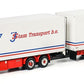 WSI 01-1212 1:50 Die Cast J. Stam Volvo FH3 Globetrotter XL w/Combi Trailer