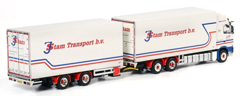 WSI 01-1212 1:50 Die Cast J. Stam Volvo FH3 Globetrotter XL w/Combi Trailer