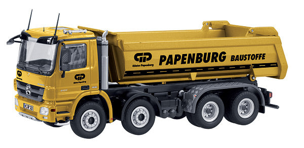 NZG 825-07 1:50 GP - Mercedes Benz Actros 8x4 with Halfpipe Dump Truck