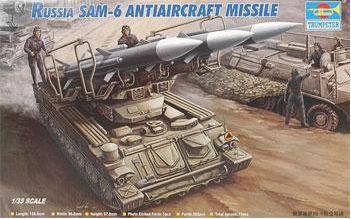 Trumpeter 00361 1:35 Russia SAM-6 Anti-Aircraft Missile Military Tank Model Kit
