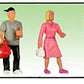 Model Power 6195 O/O27 People Eating Figures (Set of 6)