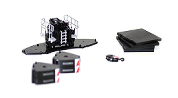 WSI 410064 1:50 Mammoet - Ballast Set for Liebherr LTM 1350 - 6.1 Mounted Crane