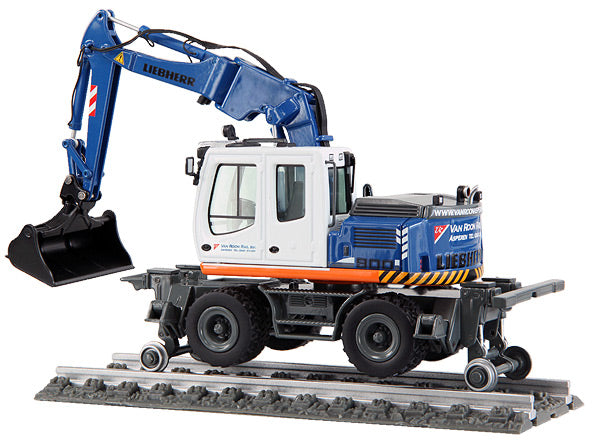 NZG 803-04 1:50 Van Roon Rail Liebherr A 900 C ZW Rail Road Excavator