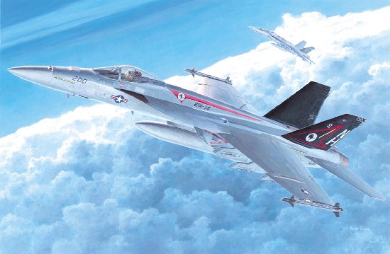 Hasegawa 00549 1:72 Boeing F/A-18E Super Hornet Military Aircraft Plane Kit