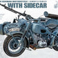 Lion Roar 3510 1:35 WWII German BMW R75 Motorcycle w/Sidecar Vehicle Kit