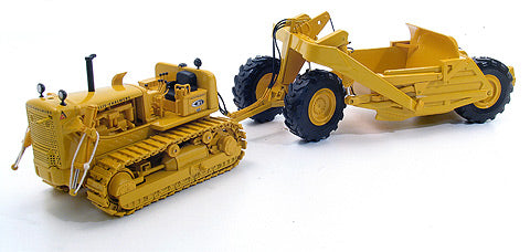 First Gear 58-3153 1:50 Allis-Chalmers HD-21 Crawler with Ejector Scraper