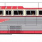 Classic Metal Works 32110 HO Mini Metals Trailways Dallas GMC PD 4103 Bus