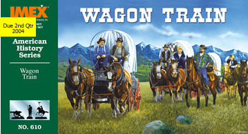 Imex 610 1:72 Wagon Train Figure Set