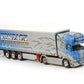 WSI 01-1222 1:50 Konzack Scania R6 Topline 4x2 Tractor w/Curtainside Trailer