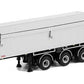 WSI 03-1003 1:50 Diecast Asphalt and Sand 3-Axle Tip Trailer in White VG/Box