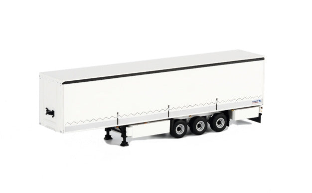 WSI 03-1073 1:50 Curtainside Tralier in White with Side Boards