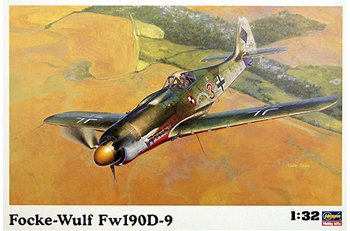Hasegawa 08069 1:32 Focke-Wulf Fw190D-9 Military Aircraft Plane Model Kit