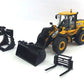 Motorart 15823 1:50 JCB 456 ZX Wheel Loader with 3 Attachments