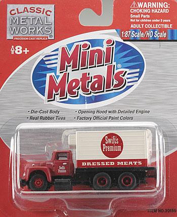 Classic Metal Works 30156 HO Mini Metals Swift''s Intl. R-190 Refrigerator Truck