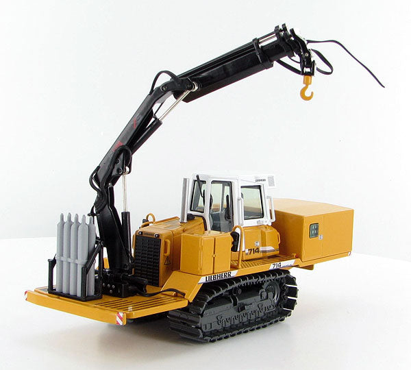 NZG 855 1:50 Liebherr SR 714 Welding Tractor with HIAB crane arm