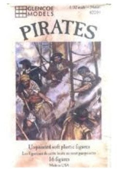 Glencoe Models 2204 1:32 Pirates Figure Kit (16)