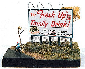 JL Innovative Design 176 HO Telephone Pole Billboards Kit W/6 Signs (Pack of 2)
