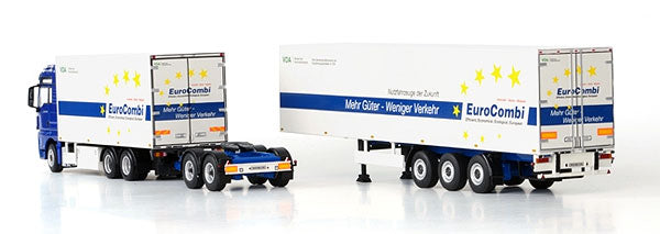 WSI 04-1076 1:50 Blue & White MAN TGX XXL EuroCombi
