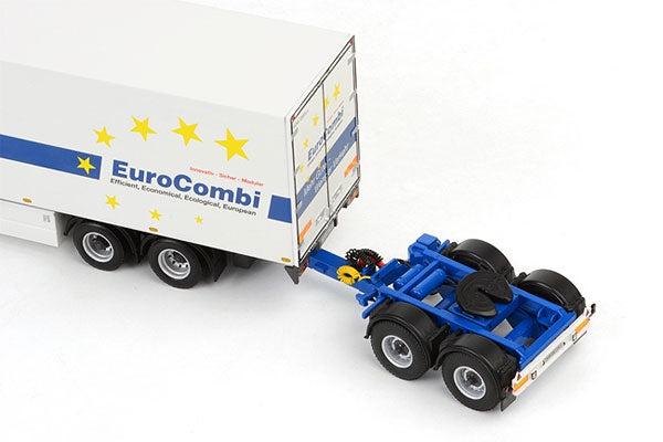 WSI 04-1076 1:50 Blue & White MAN TGX XXL EuroCombi